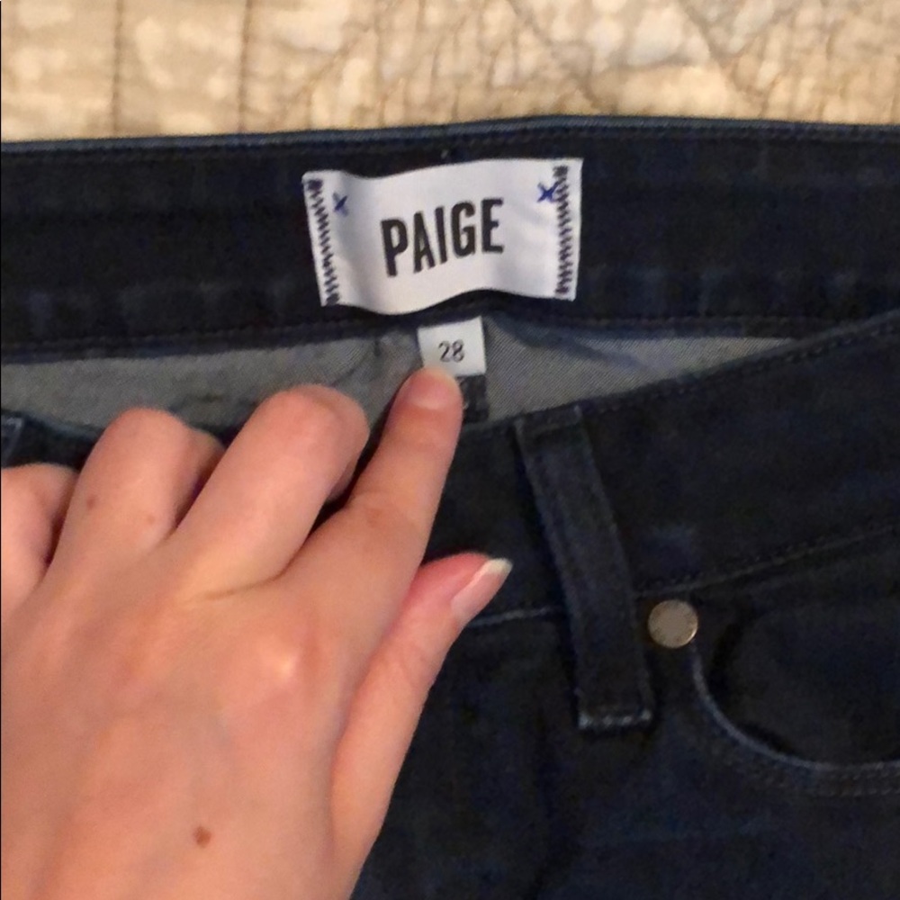 Size 28 page denim jeans